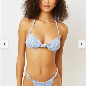 Frankie’s bikinis gabe halter top size small